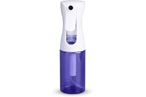 VIGOR PATH Continuous Water Mister Spray Bottle for Hair - Continuous Spray Nano Fine Mist Sprayer - Empty Spray Bottle - Reusable Beauty Spray Bottle - Cleaning, Hairstyling & Plants - 5oz/150ml (Purple)