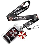Resident Evil Themed Cosplay Id Holder Lanyard Keychain