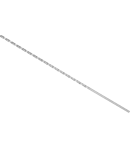 Forets Hélicoïdaux Extra-Longs HSS 5,2 Mm - 250 Mm, 4 Pièces, Pour Bois, Plastique, Aluminium