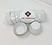 Mr Miracle Standard Size Baking Cups - Premium Quality, White, Grease-Proof, Oven & Microwave Safe Cupcake Liners - 500 Pack Paper Baking Cups for Muffins, Desserts & More