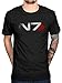 Official Mass Effect N7 Logo T-Shirt Black