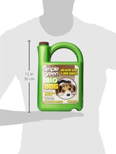 Simple Green Bio Active Stain and Odor Remover Gallon Refill for Dog - Non-Toxic, Pet and People Safe