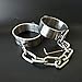 Stainless Steel Ankle Cuffs Toys Adults BDSM Overweight Bondage Foot Cuffs, SM Fetish Slave Bondage Toys in Metal, Torture Adult Sex Toys for Couple,Femalethumb 2