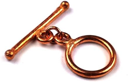 Toggle Clasp Antique Copper Plated Sold 6 Sets (Ring Size 14mm Bar Size 26mm) #clasp38