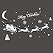 Sandistore Christmas Decoration Decal Window Stickers Home Decor (A)