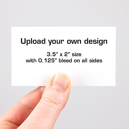 Buttonsmith Custom Business Cards - Double-sided, 110 lb Smooth Touch