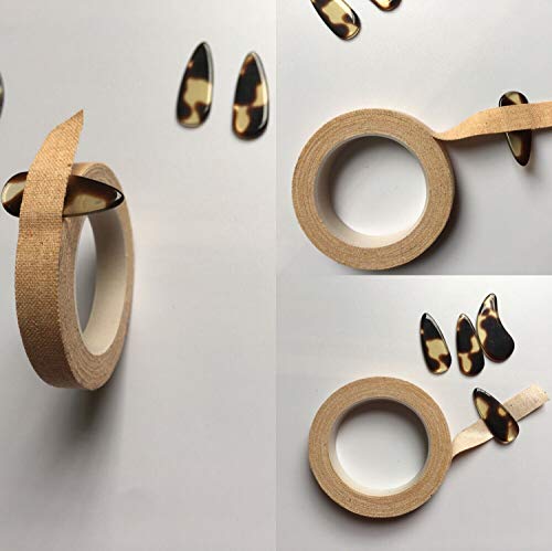 Guzheng Nail Jewelry Nail Cover Banjo or Ukulele Tape Cotton Guzheng Guitar Lute Finger Nail Tape Portable Kite String Instrument Parts Accessories Nail Tape Roll 4pcs - Thumbnail 5