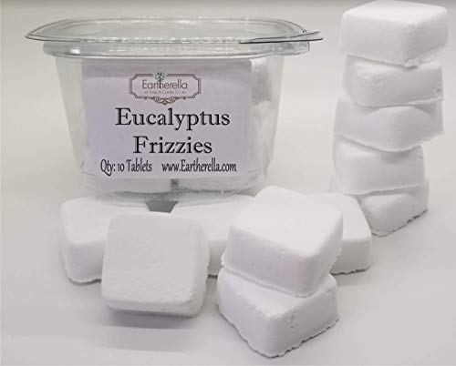 Eucalyptus Mini Shower Bombs FRIZZIES Shower Steamers essential oil, all natural - Thumbnail 5