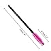 Makeup Brush,Sandistore 100pcs/lot make up brush Pink synthetic fiber One-Off Disposable Eyelash Brush Mascara Applicator Wand Brush (100 Pcs)