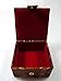 Egyptian Hand Made Genuine Leather Jewelry Box Pharaoh (Design May Vary)