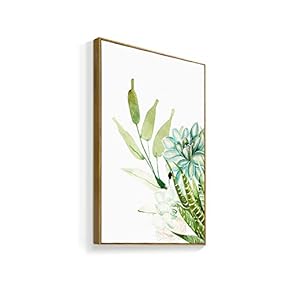 Framed Home Artwork Succulent Plant for Living Room Bedroom