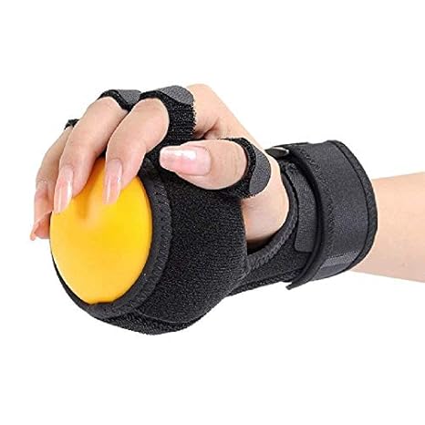 HXLF Mano Rehabilitación con Balón Ejercicio Ortesis con Dedo ...