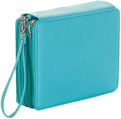 Pencil Case Holder 168 Slots with Zipper Closure Large Capacity Pen Organizer for Watercolor Pens Markers Case Holder