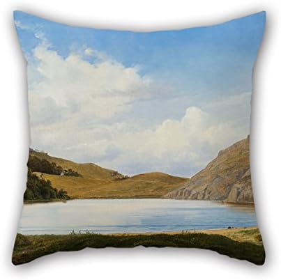 20 X 20 Inches / 50 By 50 Cm Oil Painting Holger Drachmann - HammersÃ¸ Throw Pillow Case,2 Sides Is Fit For Lounge,shop,pub,deck Chair,boy Friend,monther