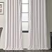 HPD Half Price Drapes Signature Velvet Thermal Blackout Curtains for Living Room 108 Inch Long (1 Panel) Rod Pocket Insulated Blackout Curtains for Bedroom Window Curtains, 50W x 108L, Porcelain White
