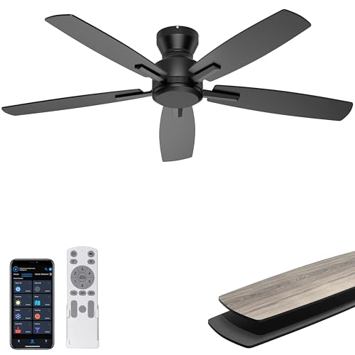 Ohniyou GLX100 Flush Mount Ceiling Fan