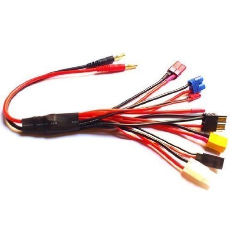 Multifunctional Charger 4.0mm Banana Adapter Connector Remote Control Toys Parts by CTU BroHall