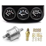 BREADEEP 52mm 3 in 1 Car Auto Gauge Kit