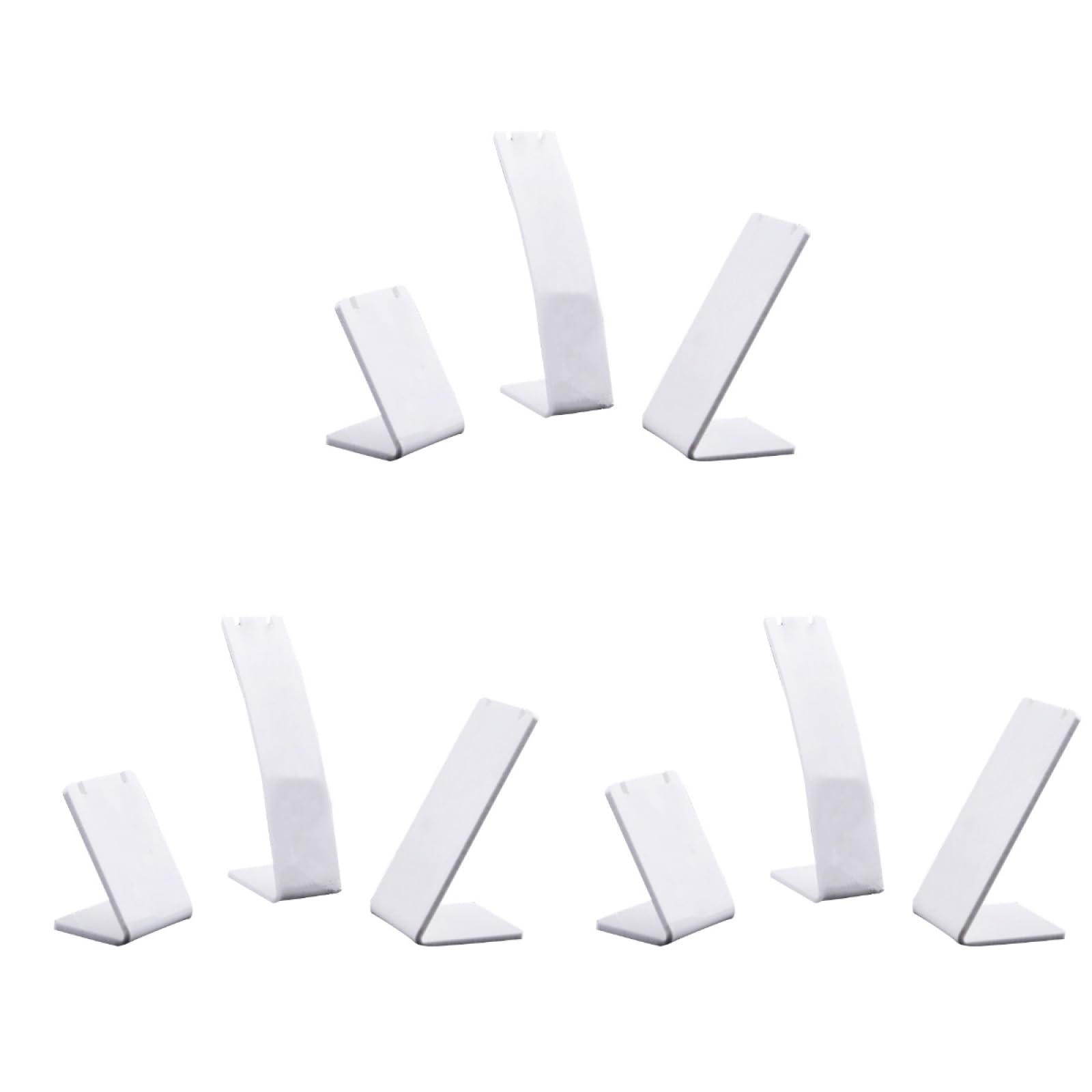 MAGICLULU 9 Pcs Jewelries Organizer Pendant Chain Display Stand Acrylic Stands for Display Ornament Display Stand Dish Drying Rack Display Frame Necklace Display Jewelry Bracket