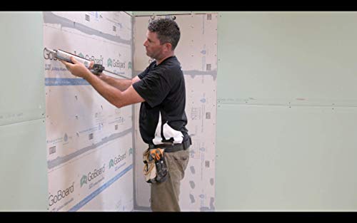 Backer Board Shower Wall Kit - Shower Surround Walls - 100% Waterproof GoBoard Install Kit (8 Sheets Covers 120SF, 6 Tubes Marine Grade ShowerSeal Polyurethane Sealant, 2.5lb. Screws)
