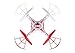 World Tech Toys Striker-X HD Camera Drone 2.4Ghz 4.5Ch HD Picture/Video Camera RC Quadcopter Vehicle, Red/White, 12 x 12 x 2.75