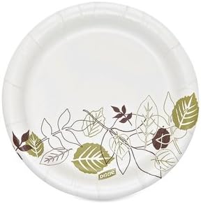 Wholesale CASE of 15 - Dixie Foods Hvywt Soak Proof Sheild Paper Plates-Paper Plate, 5-7/8", Med Weight, 125/PK, Floral Design