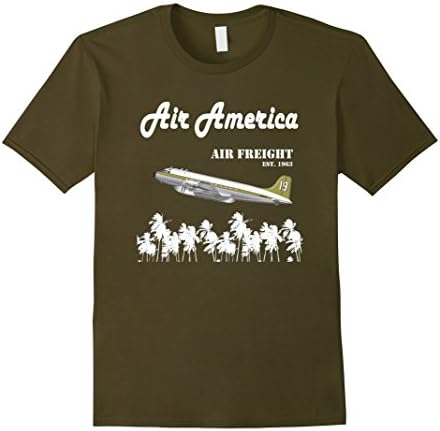 Men's Air America Air Freight - The CIA's Very Own Airline 2XL Olive