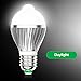 iRainy E27 5W LED Infrared Motion Sensor Pir Light Bulb Lamp Auto Switch Stairs Light (Cold Light)