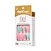Kiss Gold Finger Gel Glam 24 Nails Long Length Stiletto Style