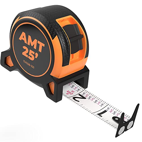 AMERICAN MUTT TOOLS Tape Measure 25 ft Easy Read Tape