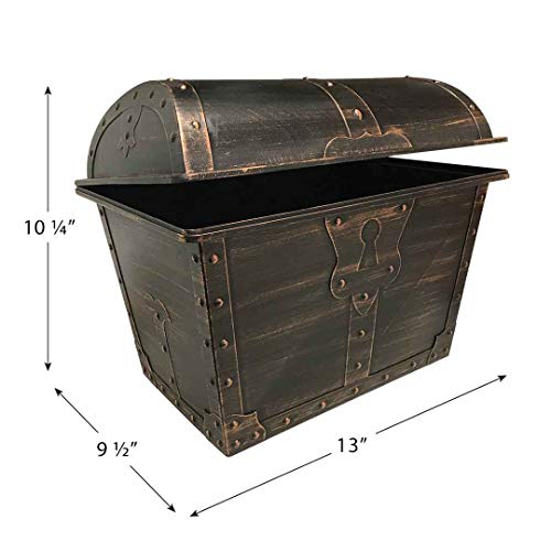 Teacher Created Resources Large Plastic Treasure Chest Classroom Rewards Pirate Party Goody Box