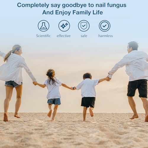 Suuprone Nail Fungus Laser Device, Anti-Fungal Nail Treatment for Toenails/Fingernails Extra Strong, Enhanced Antifungal Laser with 905nm Infrared Light + 470nm Blue Light-White
