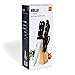 HULLR 7 Piece Stainless Steel Kitchen Knife Set with Wooden Block