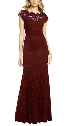 Rephyllis women s retro floral lace vintage wedding maxi bridesma…
