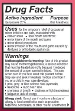 HurriCaine Topical Anesthetic Gel Watermelon - 1 oz.