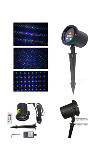 LedMAll RGB Firefly 3 color moving Red, Green, and Blue Christmas Lights, Garden, events and outdoor Decorative Lights