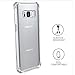 SENQIAO Samsung Galaxy S8 Case Cover TPU Crystal Clear with Air Cushion Technology Anti-scratch and Shockproof (S8-Crystal Clear)