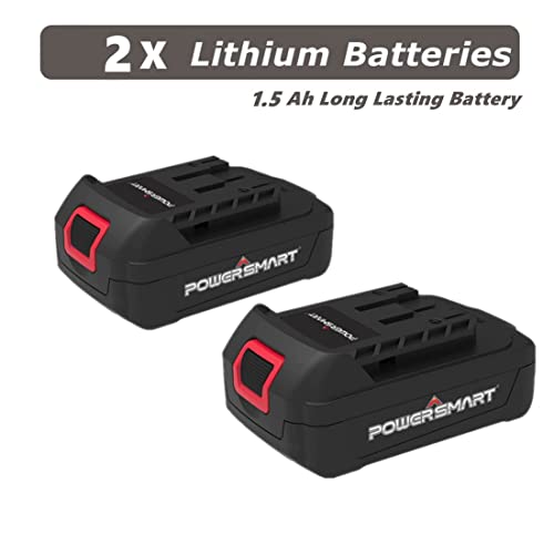 PowerSmart 20V Cordless String Trimmer Battery Edger Trimmer 12Inch 2