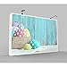 Allenjoy 7x5ft Easter Backdrop Blue Wood Wall Easter Backdrops for Photography Color Eggs Easter Decorations for Party Easter Photo Backdrop