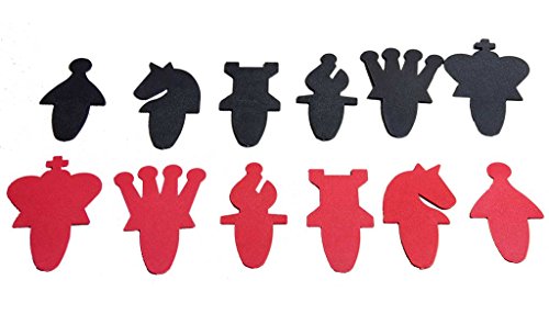 Extra Pieces for your 28" Slotted-Style Chess Demonstration Set - by US Chess Federation