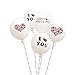 Proposal Balloons, 12 Inch Will You Marry Me Balloon Set, White Engagement Decorations Kit, 5 PCS Romantic Latex Wedding Proposal Supplies