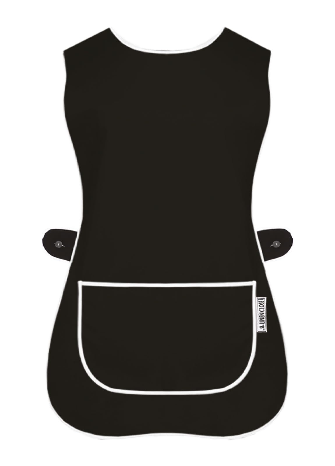 LINEN CLOSET Womens Tabards with Pockets for Men Ladies Cleaning Catering Chef Kitchen Aprons Unisex Hygea Tabard Apron Work Tabards — image 1