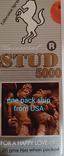 One bottle of 20 grams Universal Stud 5000 Male Premature Delay Spray, Sex Power Prolong For Men who wants to perform for longtime 