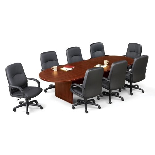 10' Racetrack Conference Table Espresso Mocha