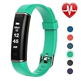 Letsfit Fitness Tracker with Heart Rate Monitor, Pedometer Watch, Waterproof Smart Watch Activity Tracker with Step Counter, Sleep Monitor, Step Tracker for Kids Women and Men