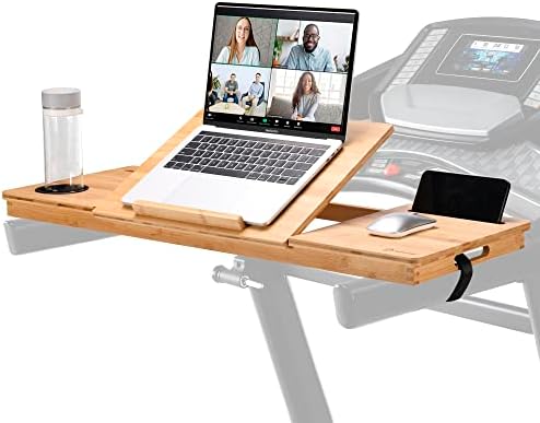 Treadmill Desk Attachment, Universal Treadmill Desk Workstation, Ergonomic Treadmill Laptop Desk Tray, Treadmill Laptop Desk With Cup Holder - View #9