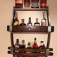 Amazon Com Lighted Barn Wood Wine Rack Handmade