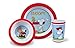 Gibson Home 105941.03 Classic Snoopy 3 Piece Kids Set, Multicolor