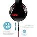 Sentey Flow Black/Red Foldable Headphones LS-4222