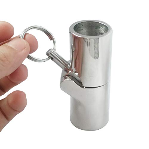 NRC&XRC 316SS Marine Grade Boat Handrail Fitting -Boat Pipe Connector,Folding Swivel Coupling Tube Joint Connector for 1" (25MM) O.D.Tube/Pipe